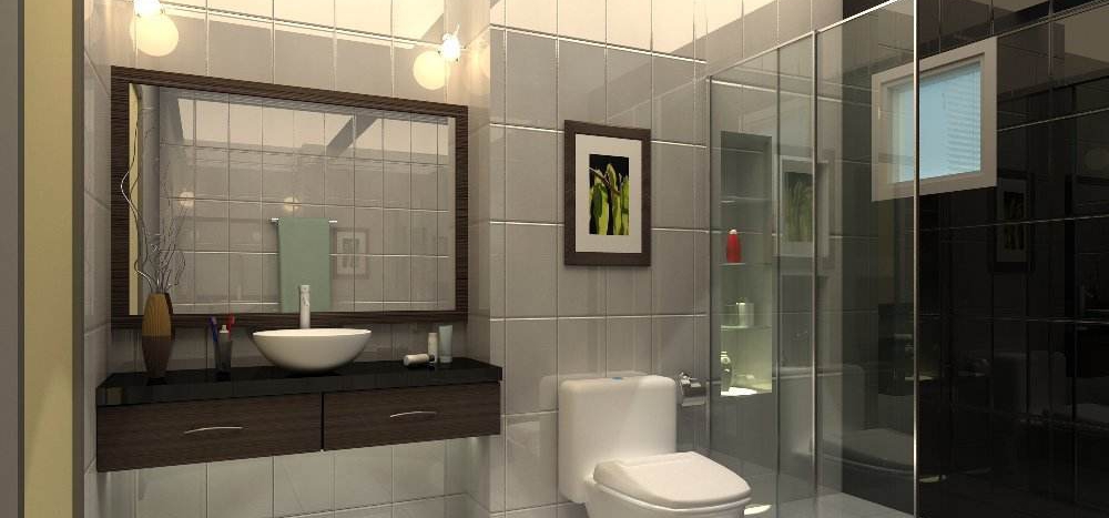 干湿分区妙招室内卫生间隔断墙这样装修设计更有设计感