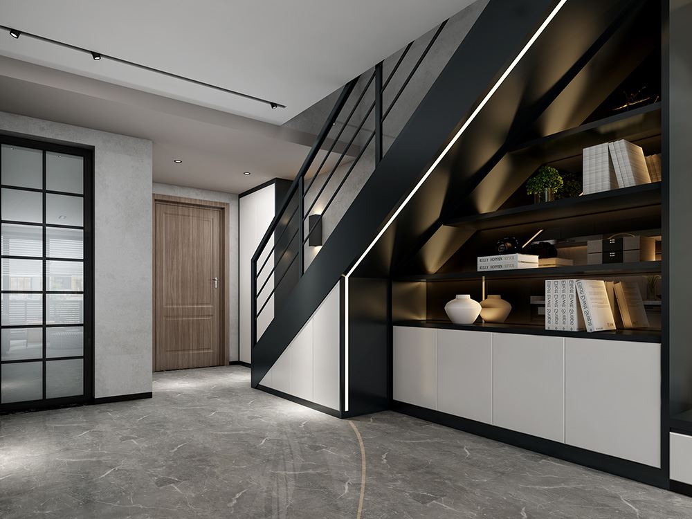 南昌室内装修兆阳O立方公寓45平米-现代简约风格室内设计家装案例