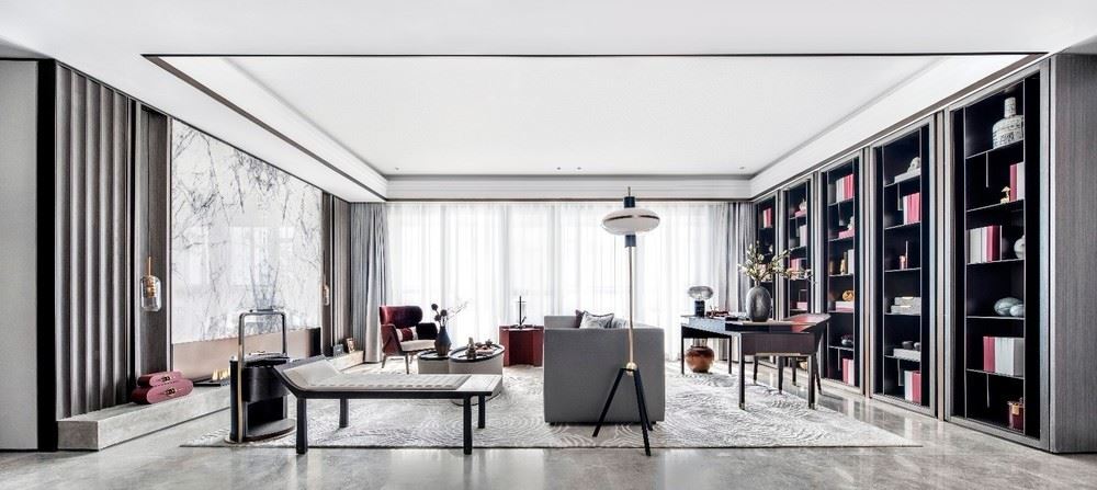 室内装修怡龙苑155平米四居-新中式奢华风格室内设计家装案例
