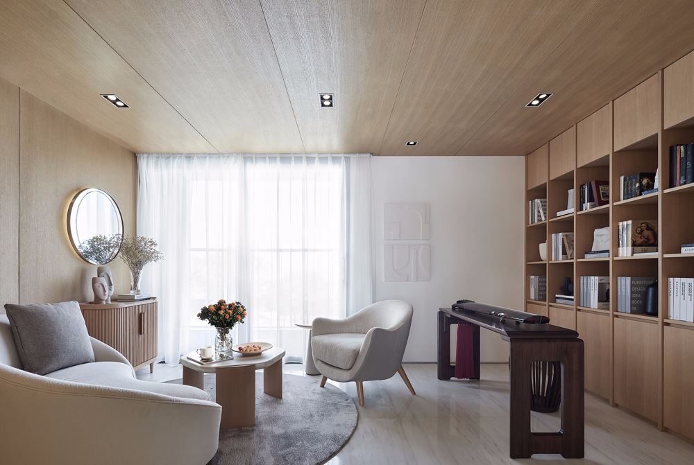 装修设计华夏印象160平米四居-现代简约风格室内家装案例效果图