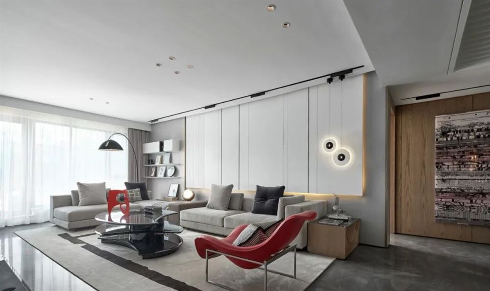 室内装修碧桂花城174平米平层-现代简约风格室内设计家装案例