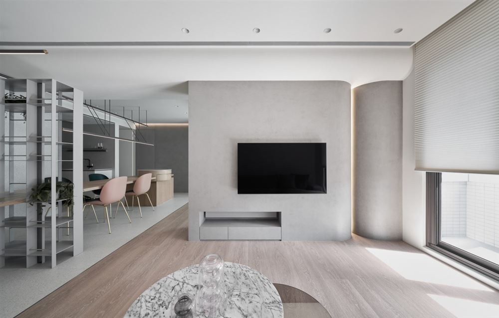 装修设计中海金沙里138平方米四居-现代简约风格室内家装案例效果图