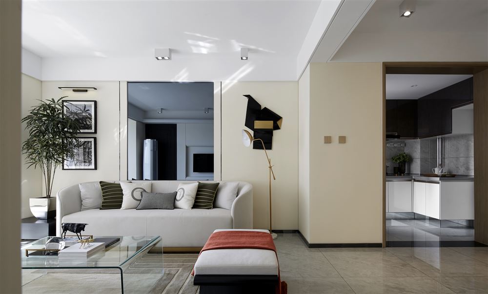装修设计世纪花源168平方米四居-现代简约风格室内家装案例效果图