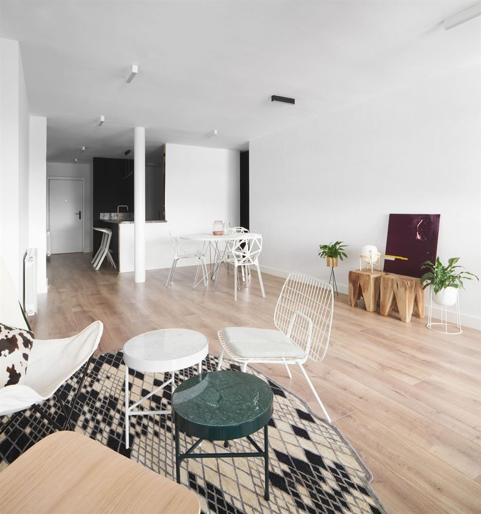 装修设计君汇熙庭70平米公寓-极简风格室内家装案例效果图