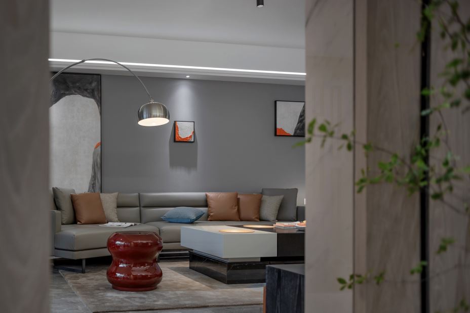 叠彩轩137平米三居-新中式风格家装设计室内装修效果图
