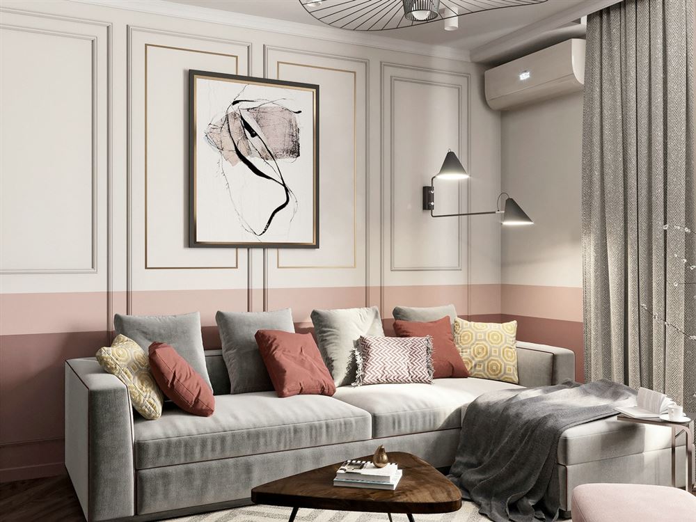 室内装修融创湖滨世家三居110平米-欧式轻奢风格室内设计家装案例