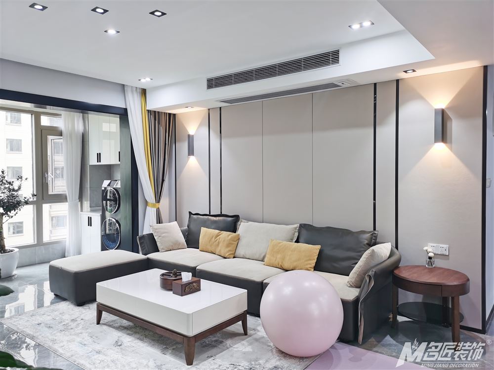 室内装修国华新都142平米-现代简约设计轻奢与精致的双重享受