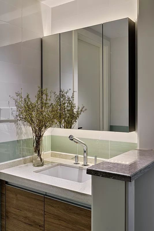 成熟优雅的现代简约风格室内装修设计效果图-卫生间