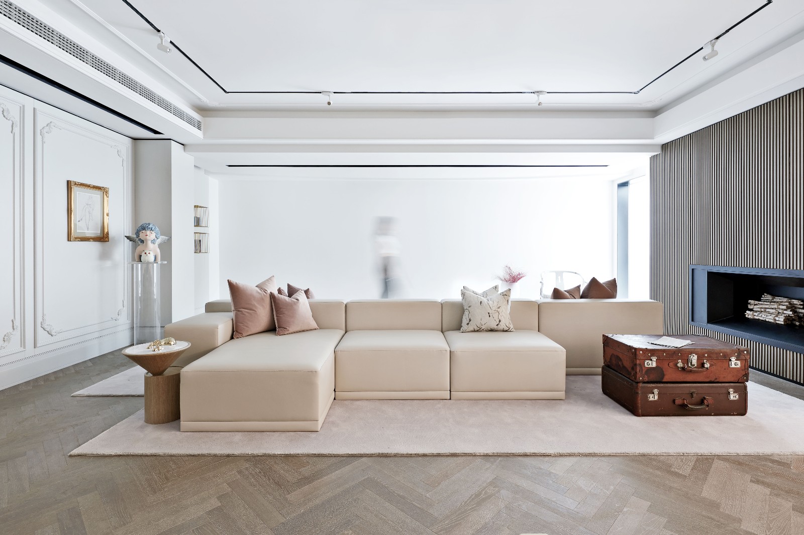 法式风格家装设计室内装修效果图-客厅沙发