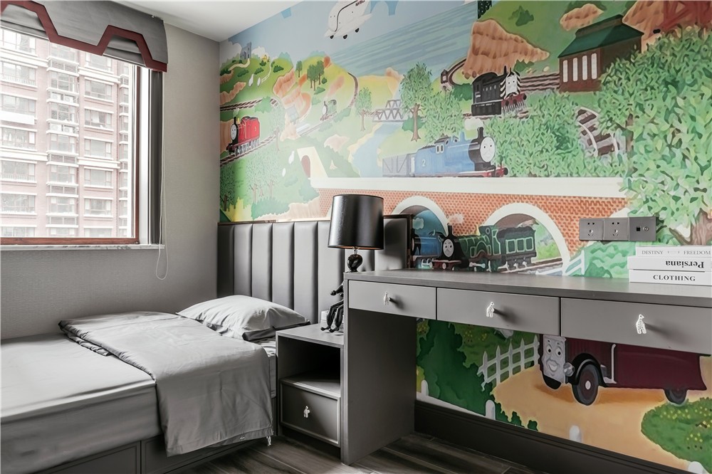 现代轻奢风格家装设计室内装修效果图-儿童房