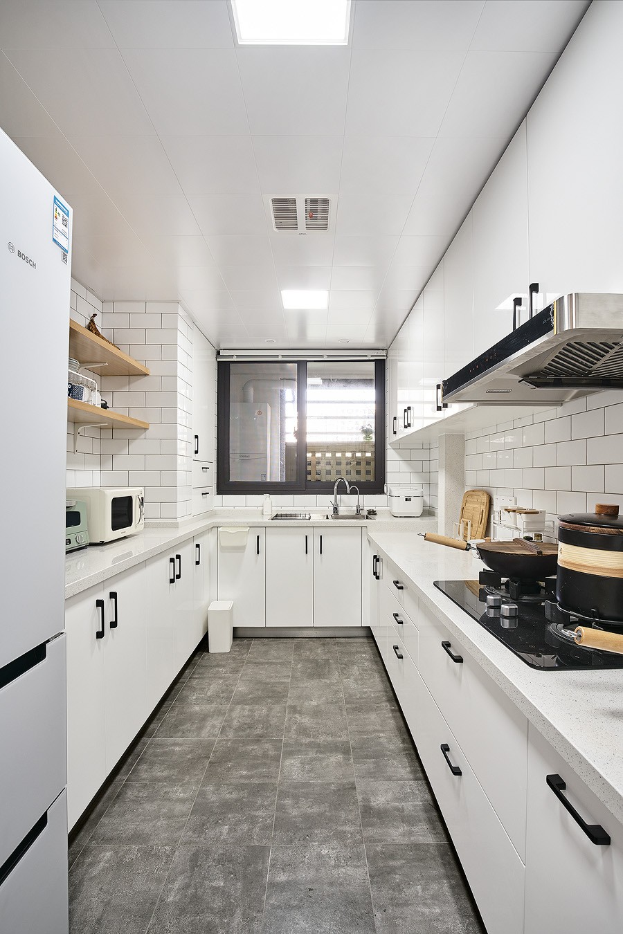 日式简约原木风格家装设计室内装修效果图-厨房