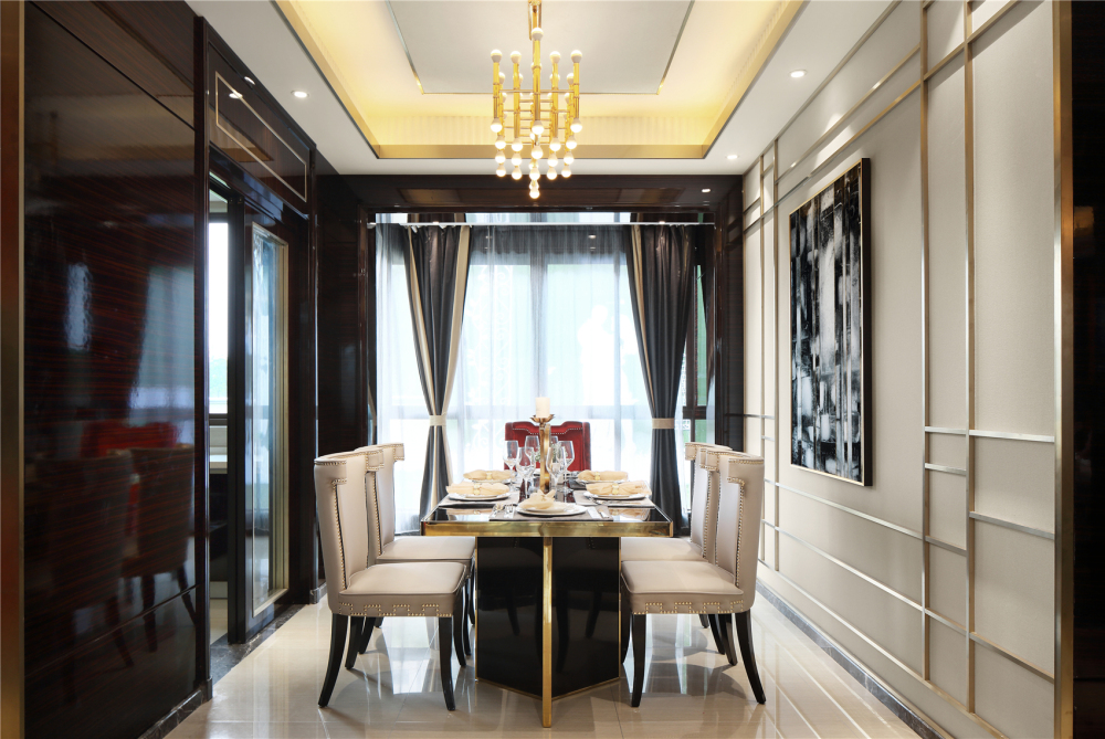 高调奢华欧式风格室内家装案例效果图-餐厅