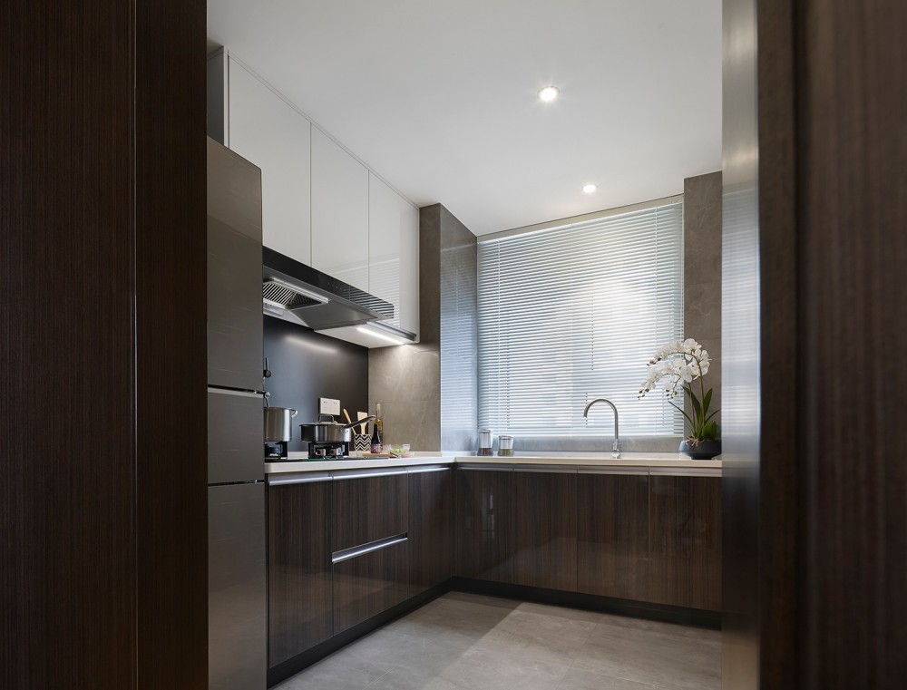 新中式风格室内家装案例效果图-厨房