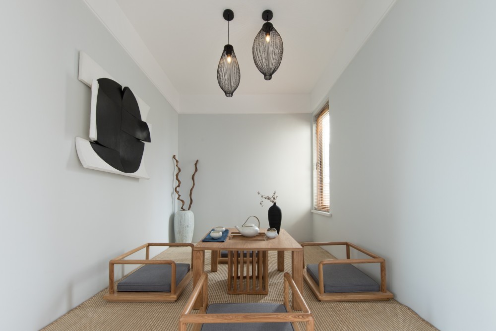日式简约风格室内设计家装案例-茶室