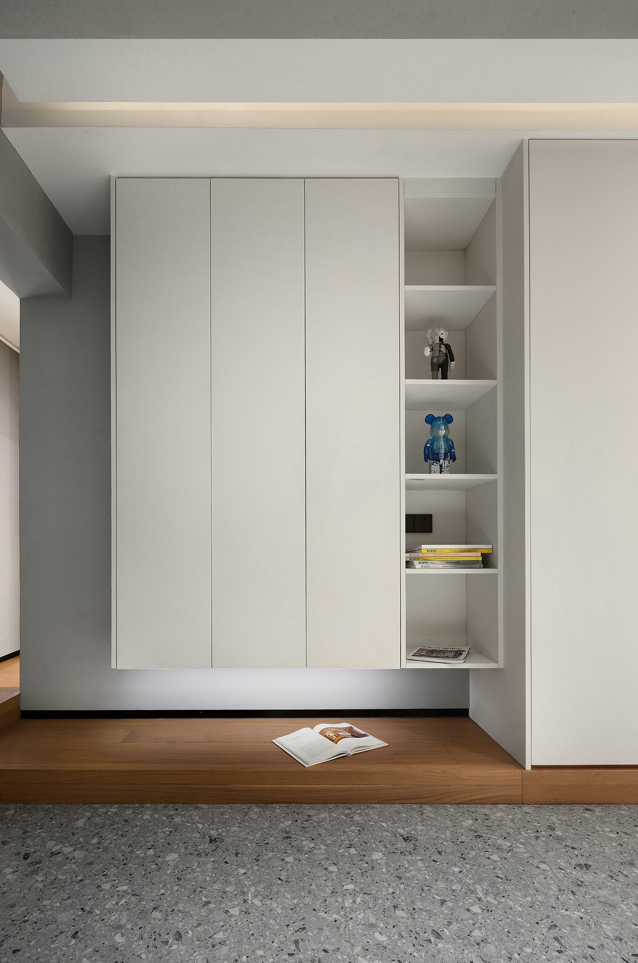 现代极简风格室内设计家装案例-入户柜
