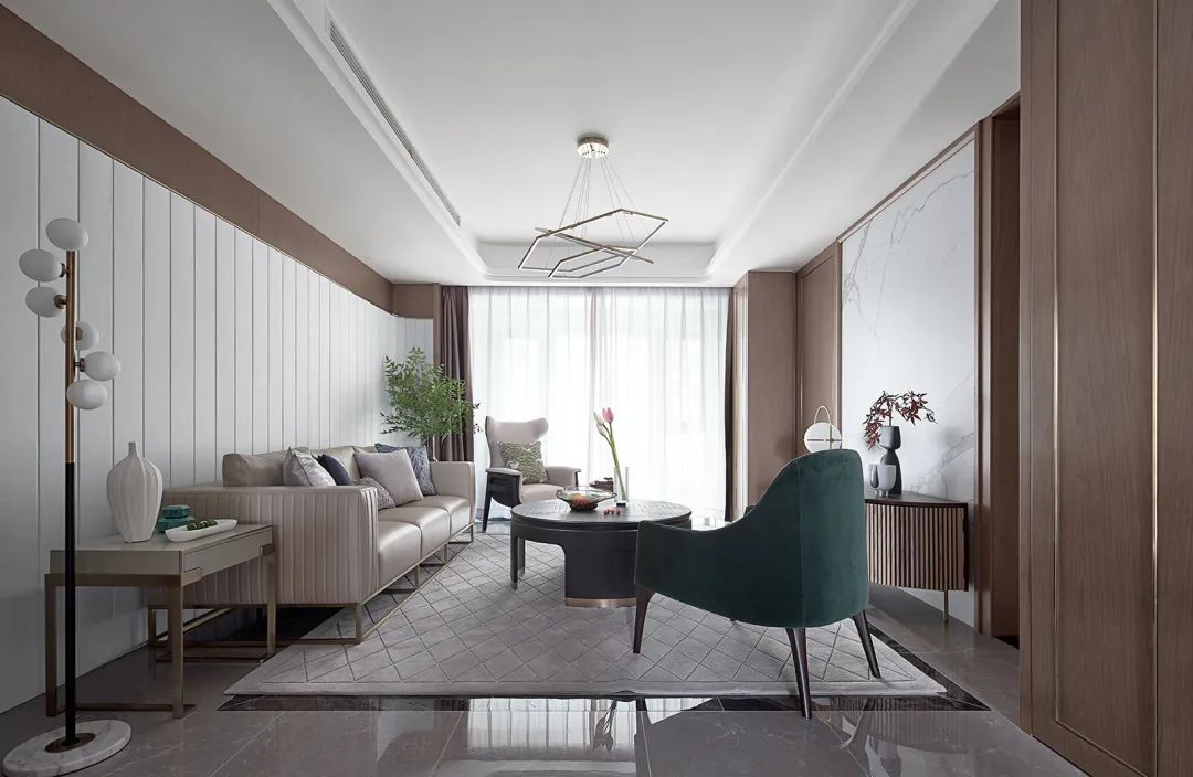 新中式风格室内设计家装案例-客厅