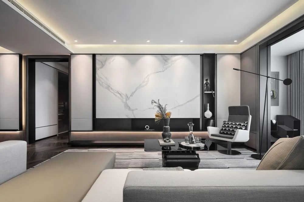 现代简约风格室内设计家装案例-客厅电视背景墙